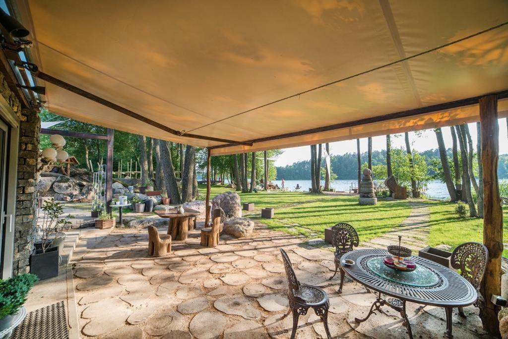 Akmenos Villas & Bungalow Brazuole Εξωτερικό φωτογραφία